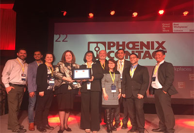 Phoenix Contact recognized as a Best Workplace