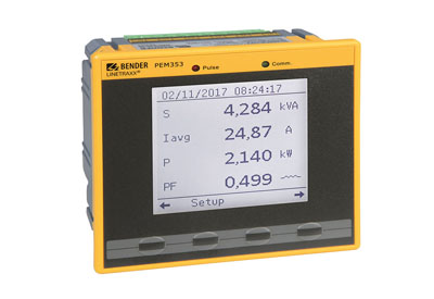 Bender: New PEM353 for practical, accurate power quality and energy data monitoring