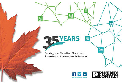 Phoenix Contact Celebrates it’s 35th Year in Canada