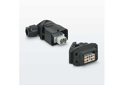 Compact connector housings for single modular contact inserts