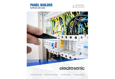 Electro Sonic Debuts Line Card for Panel Builders