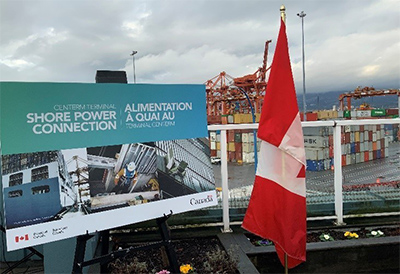 Schneider Electric Connects the first Container Ship to Shore Power Electrical at the Port of Vancouver’s DP World Container Terminal