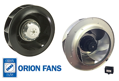 Orion Fans Expands IP55-rated AC Motorized Impellers Family & Adds New DC Motorized Impeller Line