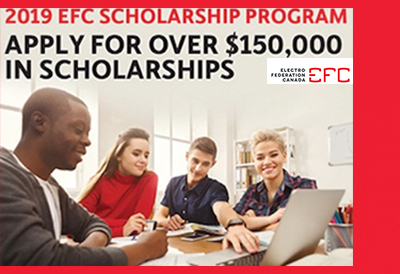 EFC Launches 2019 Scholarship Program: Over $150,000 to Be Awarded