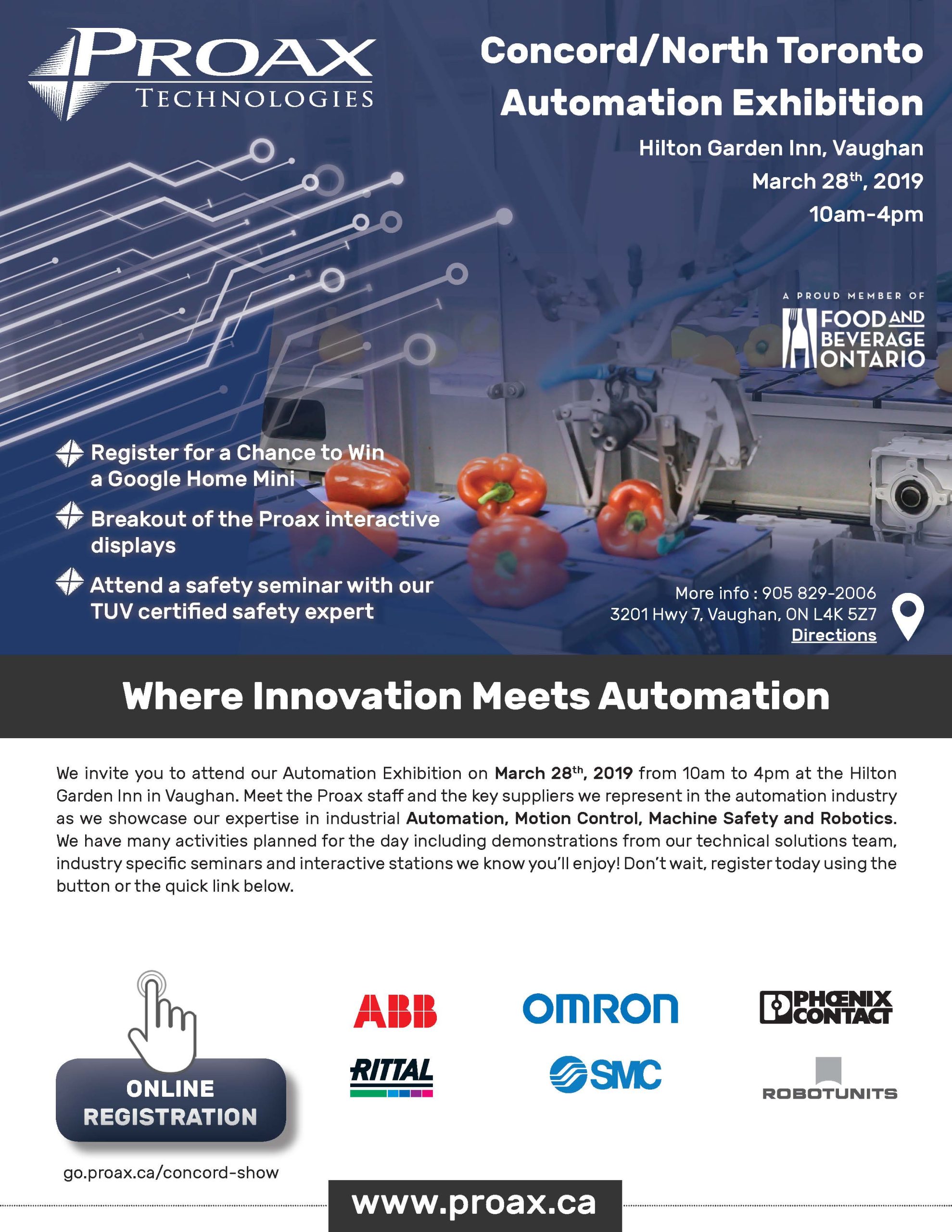 Proax Technologies Concord Automation Show March 28 2019 Invite Final