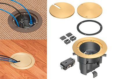 Recessed Floor Box Kit for Existing Floors