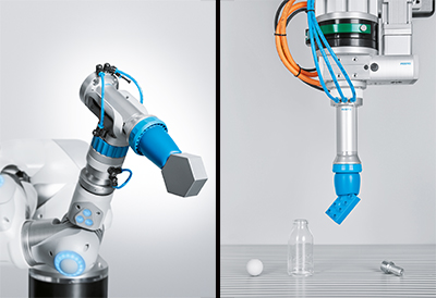 Festo’s adaptive shape gripper DHEF can pick up almost anything