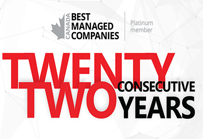 Brock Solutions Named One of Canada’s Best Managed Companies for 22nd Consecutive Year