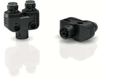 Binder Introduces New Snap-in IP67 Twin Distributor, Expanding 720 Series of Miniature Circular Connectors