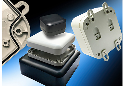 Hammond introduces the stylish new 1557 IP68 wall mount/desktop plastic enclosure family