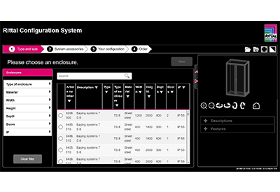 Rittal: RICs Tool includes 24 new TS8 sizes