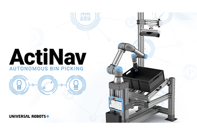 Universal Robots Launches ActiNav, the World’s First Autonomous Bin Picking Kit for Machine Tending Applications