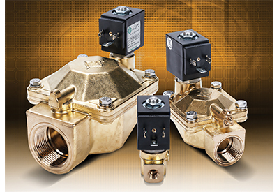Brass-Bodied NSF Approved Potable Water Solenoid Valves from AutomationDirect