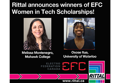 Rittal Systems Ltd. Announces the Winners of the Rittal ‘Women in Tech’ EFC Scholarships