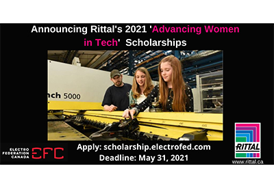 Rittal Announces the ‘Rittal Advancing Women in Tech’ Scholarship 2021