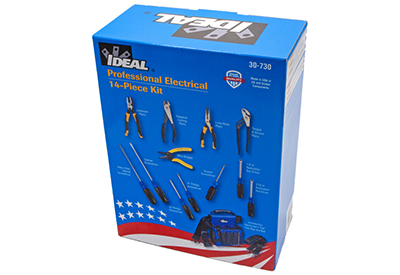 Ideal Industries: 14-Piece Professional Electrical Tool Kit