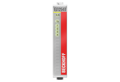 Beckhoff: EJ1254 – EtherCAT Plug-in Module, 4-Channel Digital Input, 24 V DC, 1 µs, Timestamping