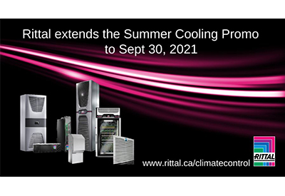 Rittal Extends the Summer Cooling Promo to Sept 30, 2021