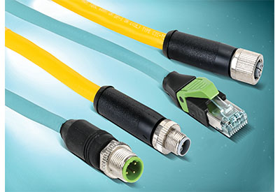 Murrelektronik M12 Data Cables, Power Cables, and Field Wireable Connectors from AutomationDirect