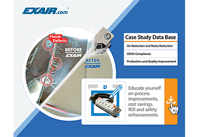 EXAIR Offers Case Study Library for Detailed Examples of Successful Solutions