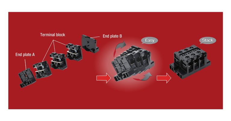 IDEC: BTBH-H easy-stack Terminal Blocks Provide Flexible Wire Termination Option