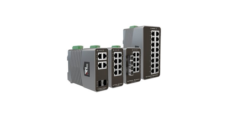 RS: Red Lion N-Tron Series NT5000 Gigabit Managed Layer 2 Industrial Ethernet Switches