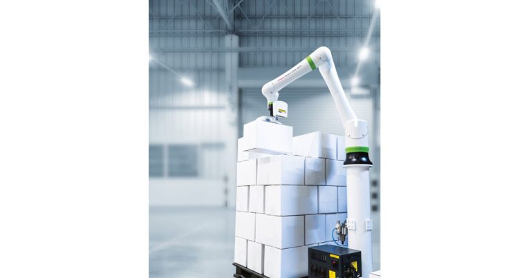 Cobot Palletizers Evolve with Longer Reach, Heavier Payloads and Easy Interfaces