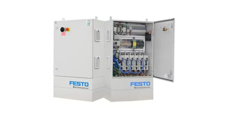 Festo Electric and Pneumatic Intralogistics Solutions Push/Sort, Grip/Pick, and Lift/Convey