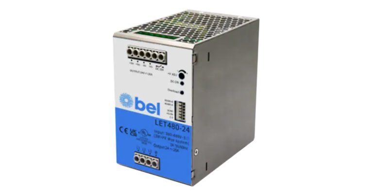 Mouser: Bel Power Solutions LET480 DIN Rail Power Supplies