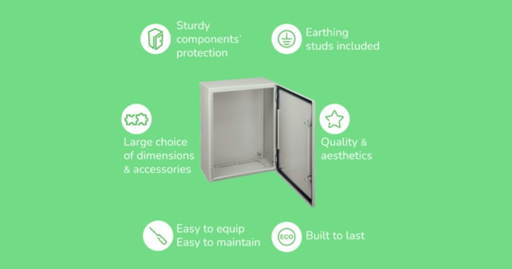 Aug 12, 2025 - Schneider Electric PanelSeT CRN Plain Door with Mount-Plate Enclosure - NSYCRN88200P 3