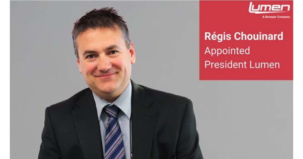Aug 25, 2025 - Sonepar Announces the Appointment of Régis Chouinard as Lumen President 1