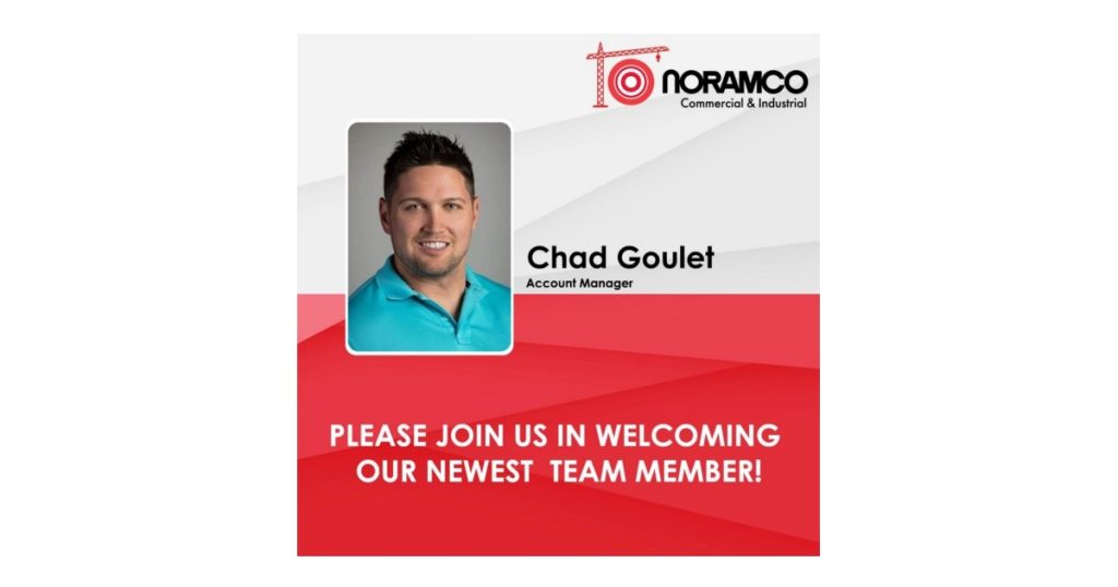 Sept 25, 2025 - Noramco Announces Chad Goulet as New Account Manager in Northern Ontario