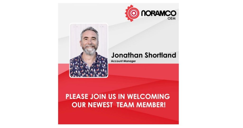 Sept 25, 2025 - Noramco Announces Jonathan Shortland as New Account Manager, OEM - Ontario