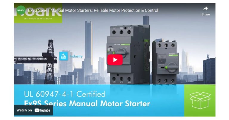 Sept 5, 2025 - NOARK Ex9S Series Manual Motor Starters - Reliable Motor Protection & Control