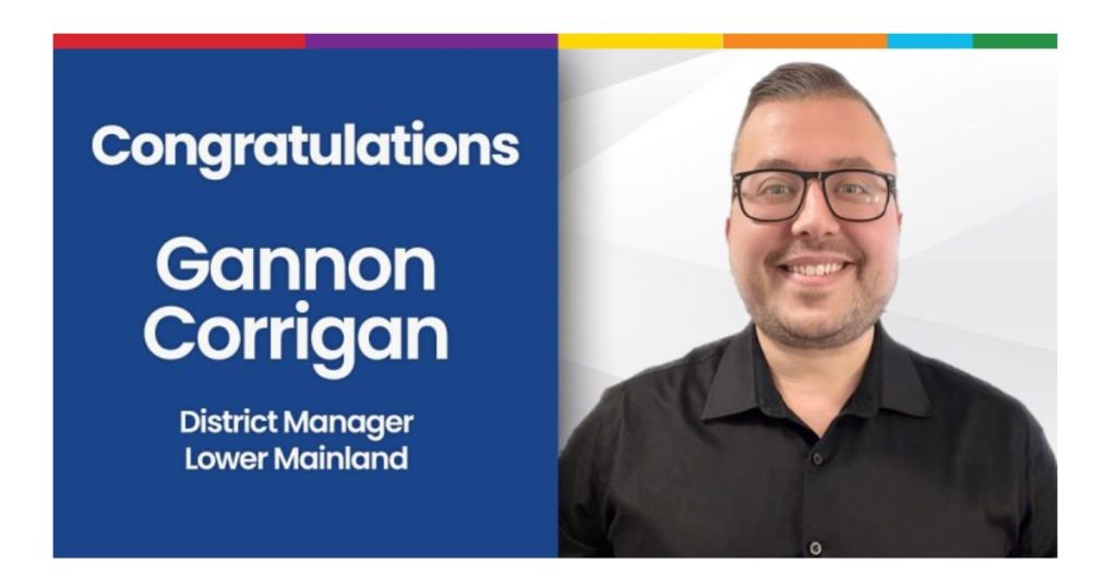 Nov 20, 2025 - Gescan Announces Gannon Corrigan as New District Manager at B.C. Lower Mainland Coquitlam Branch