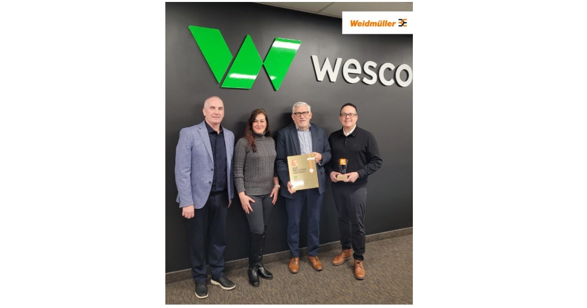 Weidmüller Canada Announces Wesco International, Inc. as Their New National Automation Gold Pro Partner