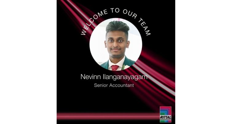Jan 9, 2026 - Rittal Canada Announces Nevinn Ilanganayagam as New Senior Accountant for Mississauga Branch 1