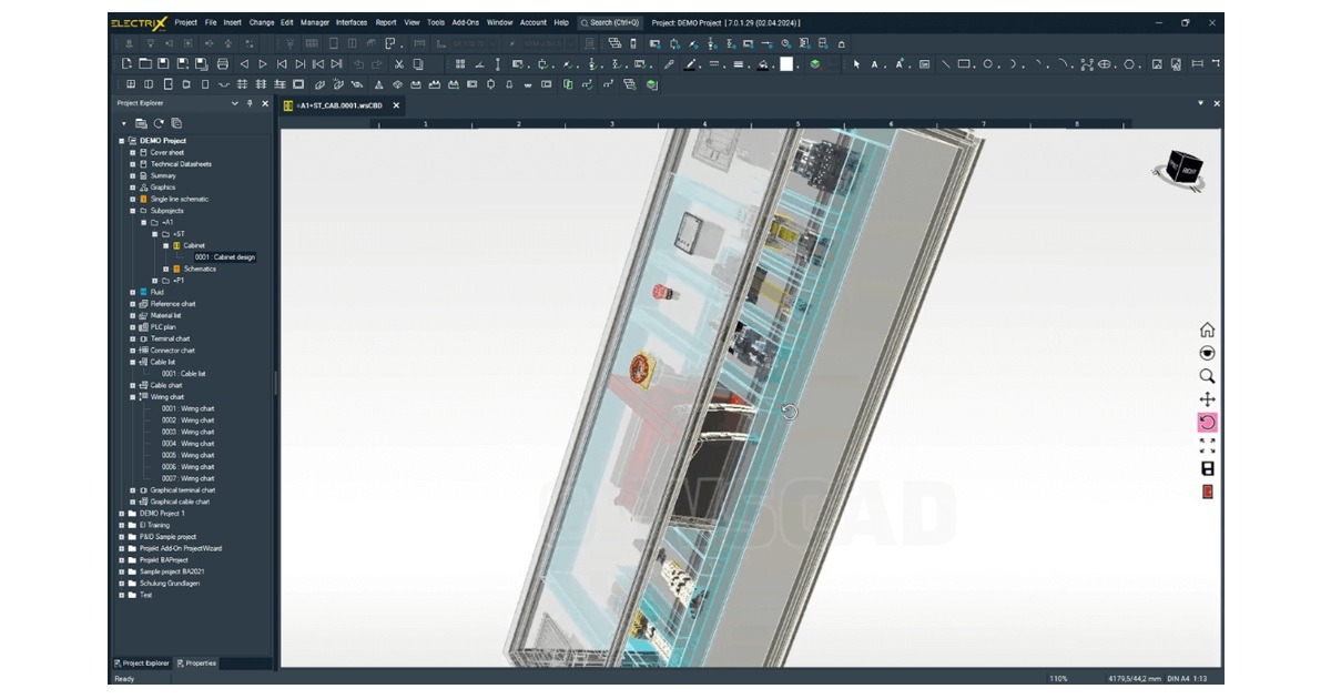 Streamline Control Cabinet Design with WSCAD ELECTRIX