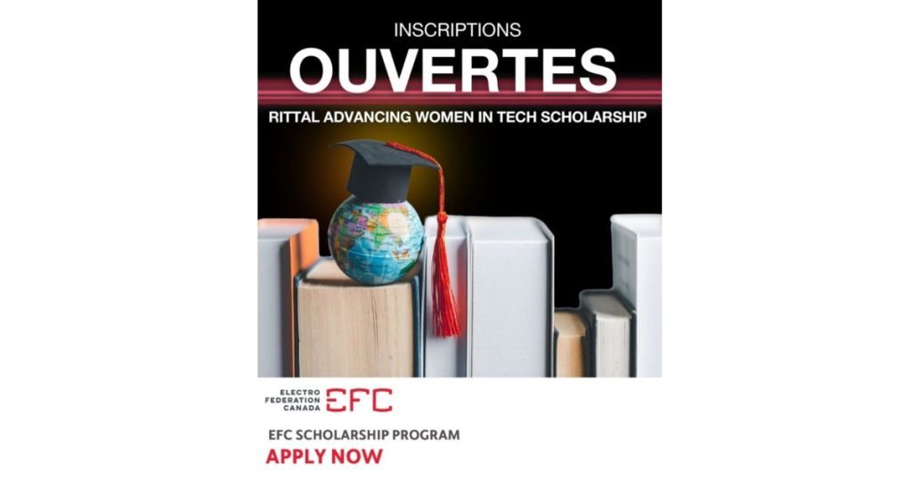 Feb 24, 2026 - Rittal Canada Is Proud to Sponsor the 2026 Electro-Federation Canada (EFC) Scholarship Program