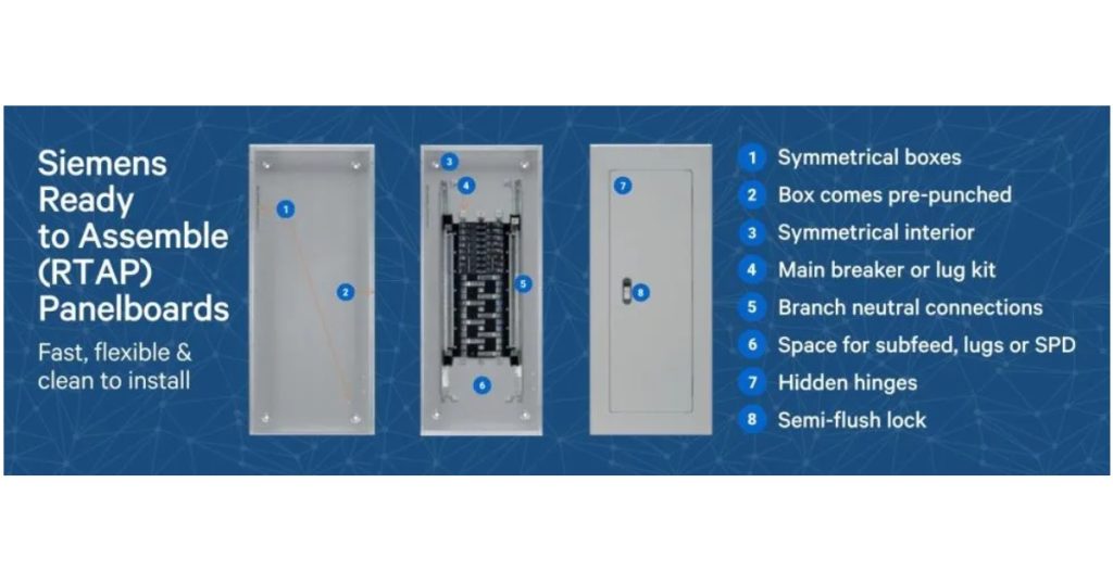 March 10, 2026 - EB Horsman Siemens Ready to Assemble Panelboards - RTAP Products Are in Stock & Ready When You Are RTAPs