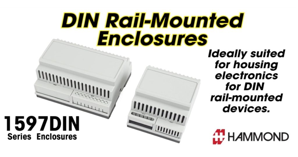 March 12, 2026 - Hammond DIN Rail Mounted Enclosures - 1597DIN Series
