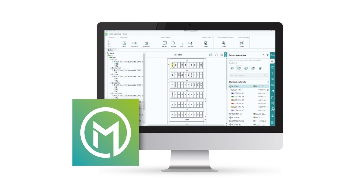 Phoenix Contact: Efficiency in Control Cabinet Building – New MARKING System Software