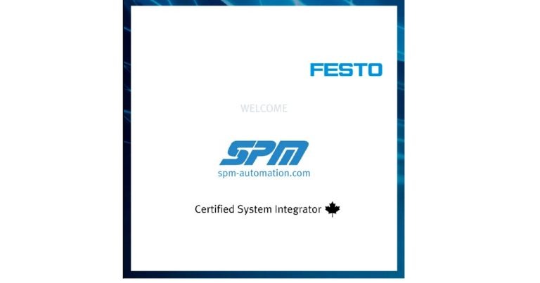 March 24, 2026 - Festo Announces SPM Automation (Canada) Inc. Has Joined the Festo Certified System Integrator Program