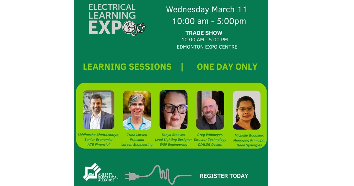 Alberta Electrical Alliance (AEA) Electrical Learning EXPO – Edmonton, March 11, 2026
