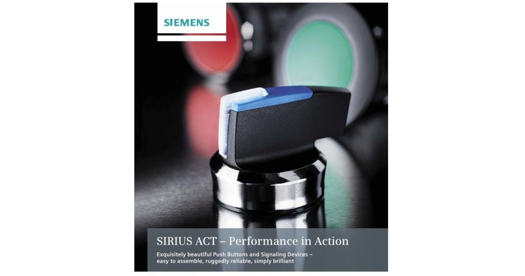 March 31, 2026 - EB Horsman Siemens SIRIUS ACT - Performance in Action for Modern Industrial Control