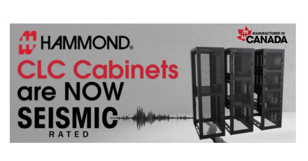 March 5, 2026 - Hammond Colocation Multi-Bay Server Rack Cabinet - CLC Series - Now Seismic Rated