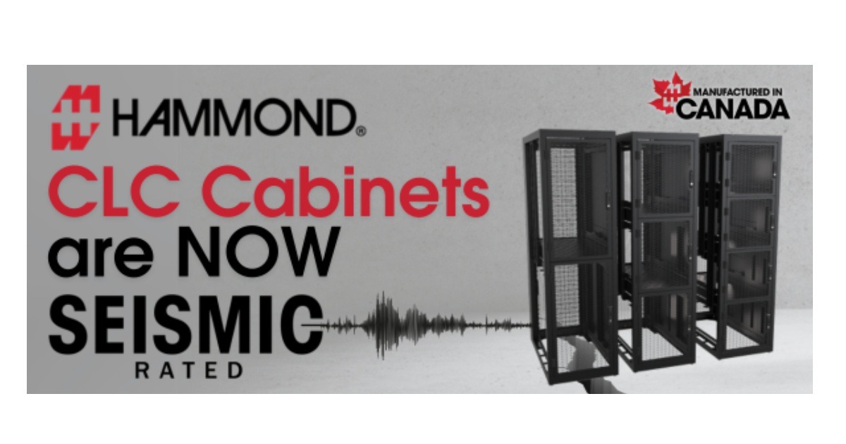 Hammond: Colocation/ Multi-Bay Server Rack Cabinet – CLC Series – Now Seismic Rated