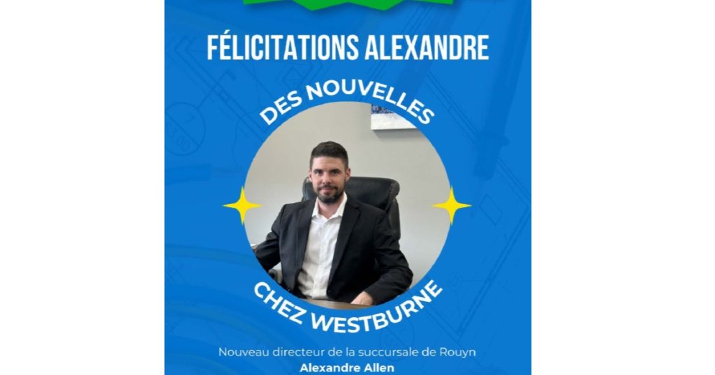 April 20, 2026 - Westburne Announces Appointments to Their Team in Quebec