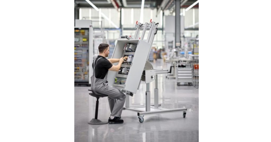 April 21, 2026 - Phoenix Contact Ergonomics & Productivity Combined in a New Mounting Bench BS-WS MOUNTING TROLLEY