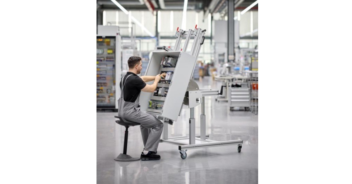 Phoenix Contact: Ergonomics & Productivity Combined in a New Mounting Bench